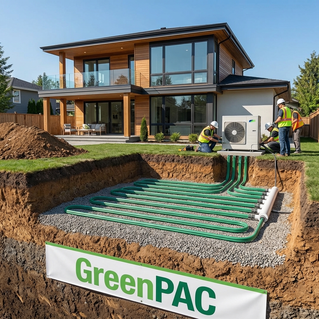 Installation PAC Géothermique GreenPAC